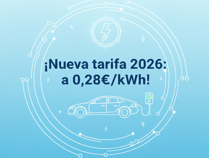 BILBOK 0,28€/kWH TARIFA BERRIA ESTREINATU DU 2026AN IBILGAILU ELEKTRIKOAK AZKAR KARGATZEKO GUNEETAN!